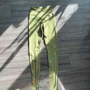 Lululemon pants - mesh bottom with heel wrap - size 2.
